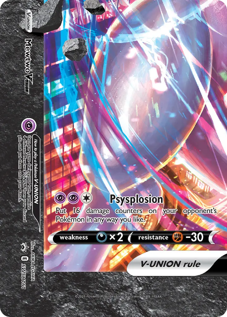 Mewtwo V-UNION (SWSH Black Star Promos) - Pokémon in TCG Land México