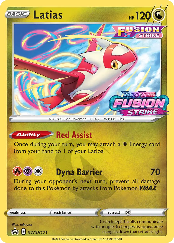 Latias (SWSH Black Star Promos) - Pokémon in TCG Land México