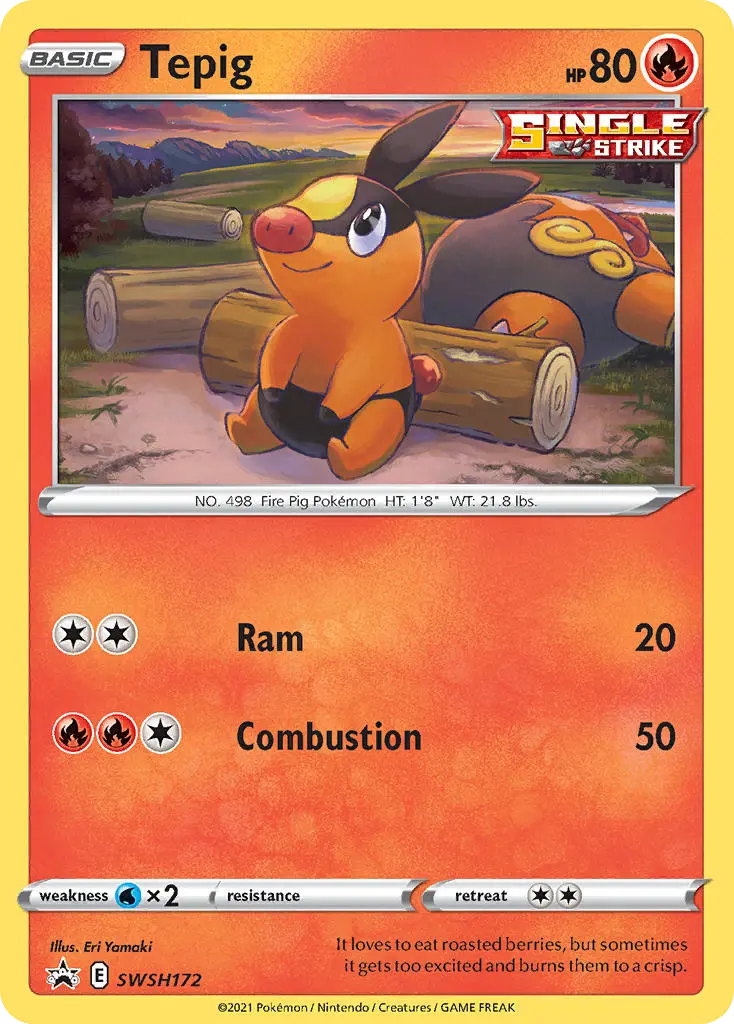 Tepig (SWSH Black Star Promos) - Pokémon in TCG Land México
