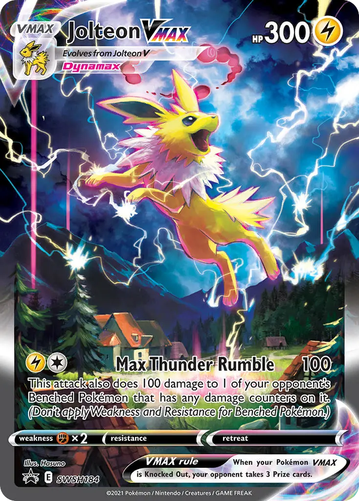 Jolteon VMAX (SWSH Black Star Promos) - Pokémon in TCG Land México