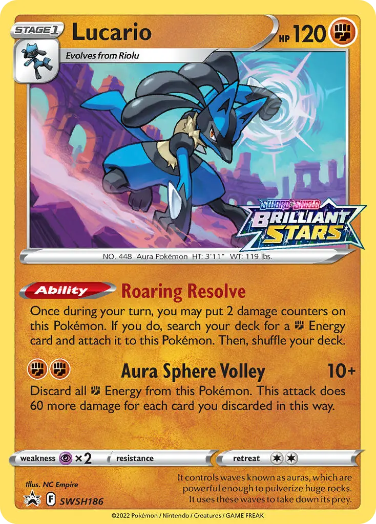 Lucario (SWSH Black Star Promos) - Pokémon in TCG Land México