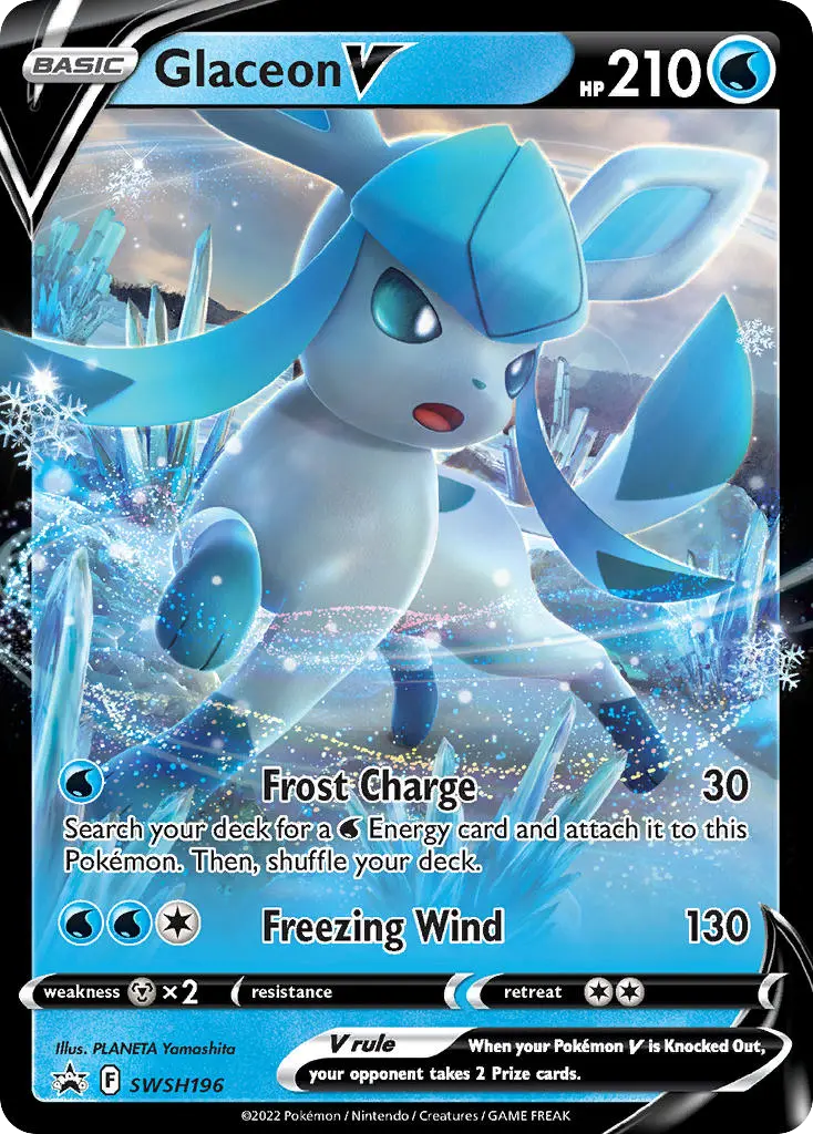 Glaceon V (SWSH Black Star Promos) - Pokémon in TCG Land México