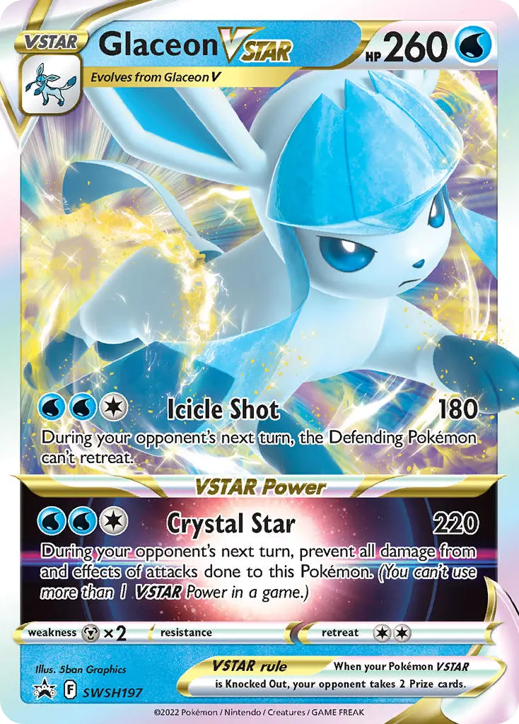 Glaceon VSTAR (SWSH Black Star Promos) - Pokémon in TCG Land México