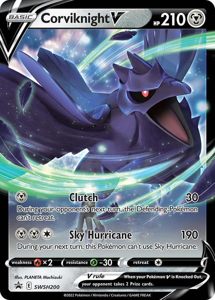 Corviknight V (SWSH Black Star Promos) - Pokémon in TCG Land México