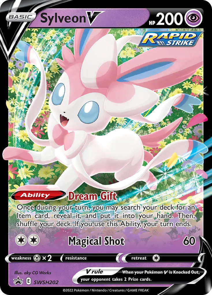 Sylveon V (SWSH Black Star Promos) - Pokémon in TCG Land México