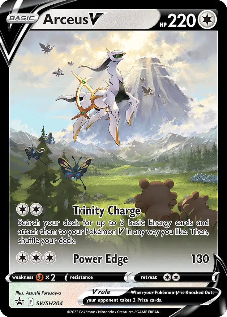 Arceus V (SWSH Black Star Promos) - Pokémon in TCG Land México