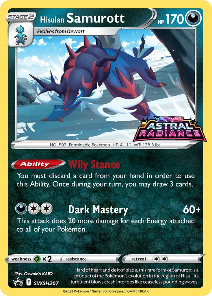 Hisuian Samurott (SWSH Black Star Promos) - Pokémon in TCG Land México