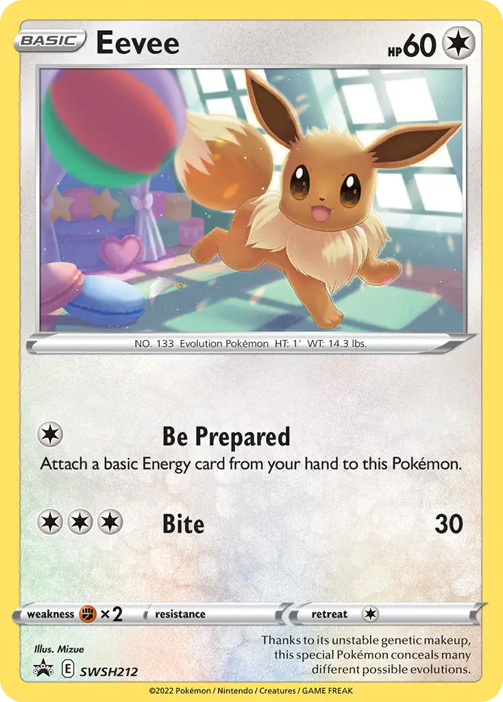 Eevee (SWSH Black Star Promos) - Pokémon in TCG Land México