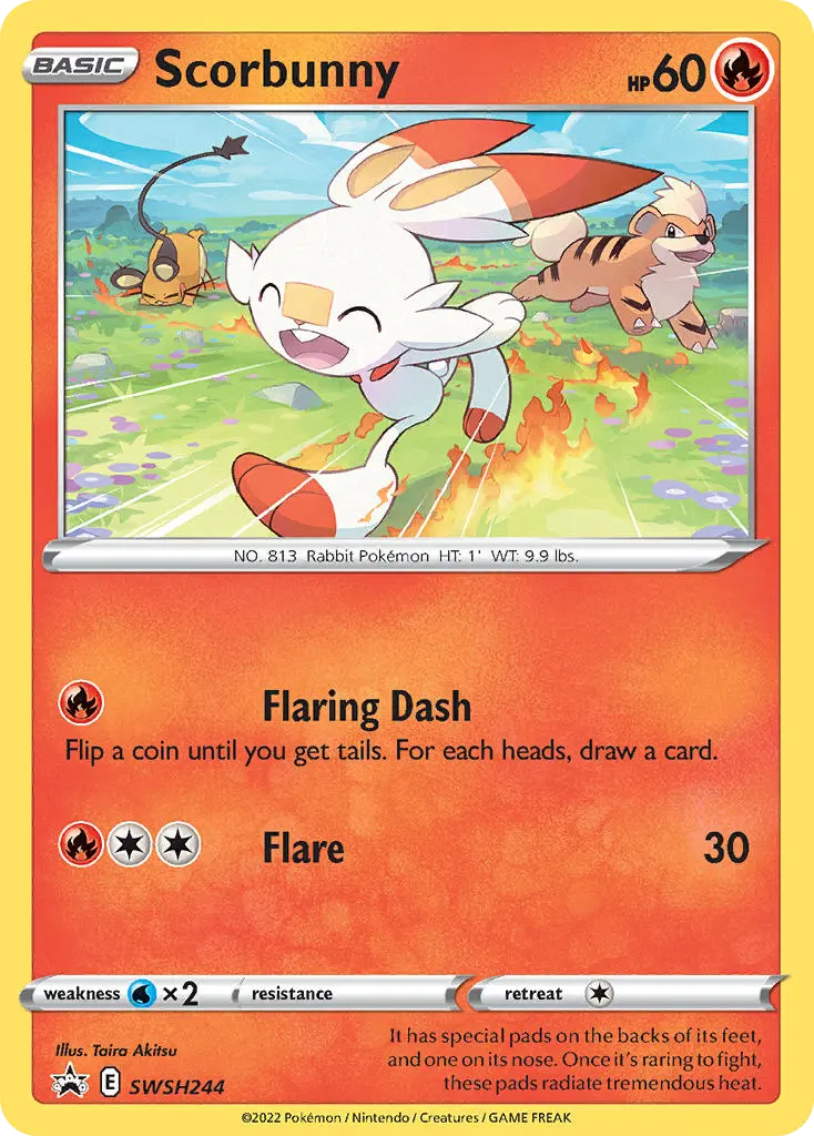 Scorbunny (SWSH Black Star Promos) - Pokémon in TCG Land México