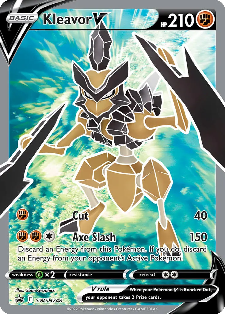 Kleavor V (SWSH Black Star Promos) - Pokémon in TCG Land México