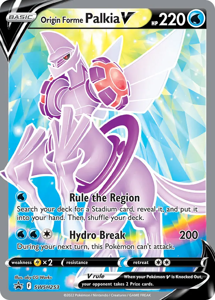 Origin Forme Palkia V (SWSH Black Star Promos) - Pokémon in TCG Land México