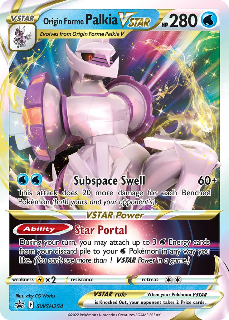 Origin Forme Palkia VSTAR (SWSH Black Star Promos) - Pokémon in TCG Land México