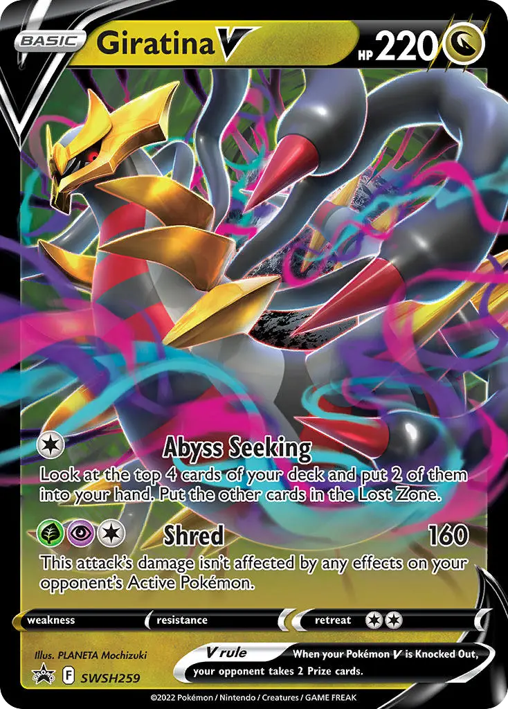Giratina V (SWSH Black Star Promos) - Pokémon in TCG Land México