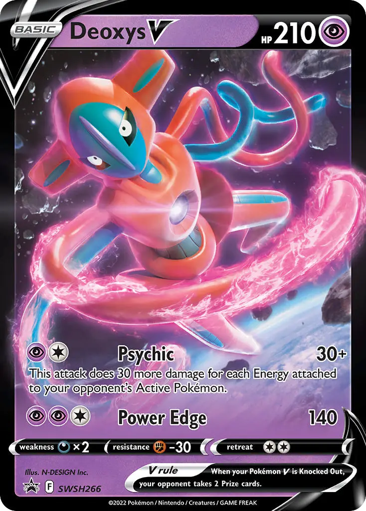 Deoxys V (SWSH Black Star Promos) - Pokémon in TCG Land México