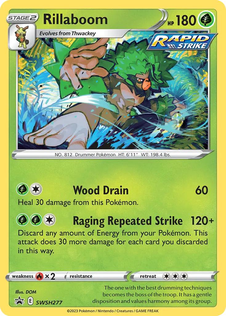 Rillaboom (SWSH Black Star Promos) - Pokémon in TCG Land México