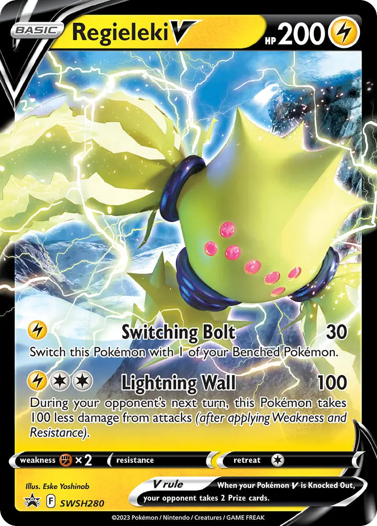 Regieleki V (SWSH Black Star Promos) - Pokémon in TCG Land México