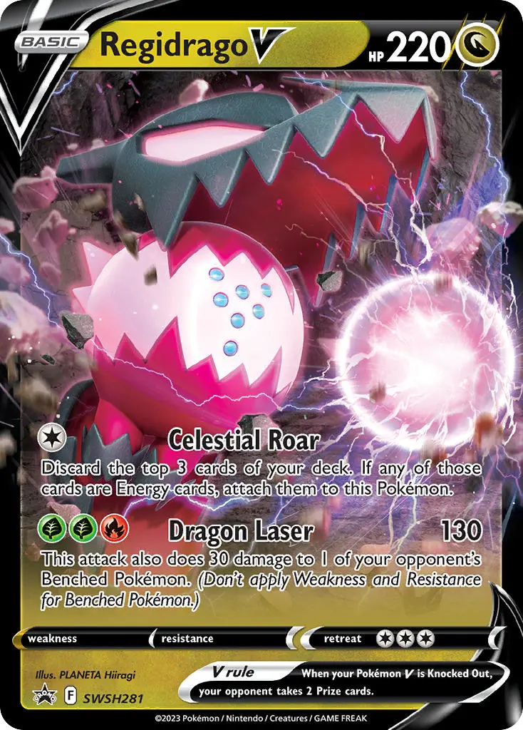 Regidrago V (SWSH Black Star Promos) - Pokémon in TCG Land México