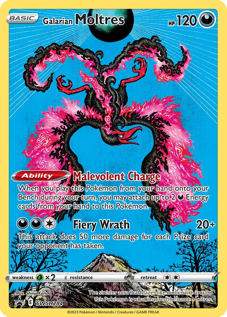 Galarian Moltres (SWSH Black Star Promos) - Pokémon in TCG Land México