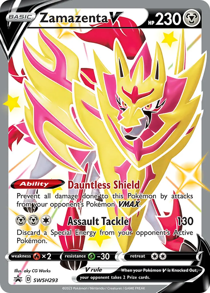 Zamazenta V (SWSH Black Star Promos) - Pokémon in TCG Land México