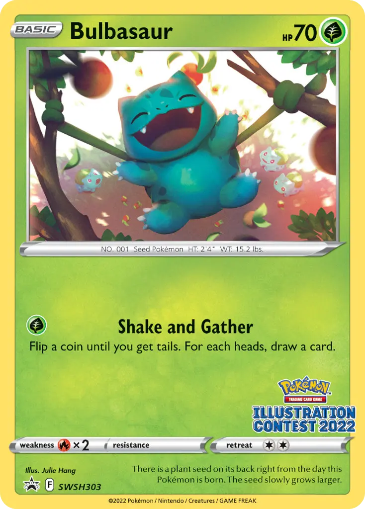 Bulbasaur (SWSH Black Star Promos) - Pokémon in TCG Land México