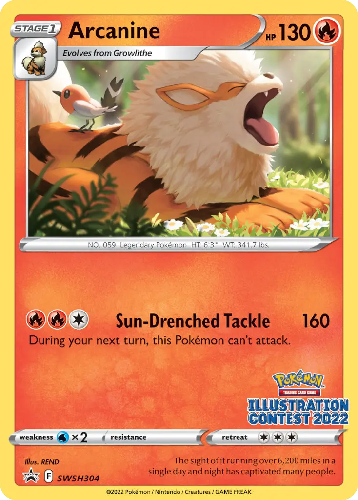 Arcanine (SWSH Black Star Promos) - Pokémon in TCG Land México