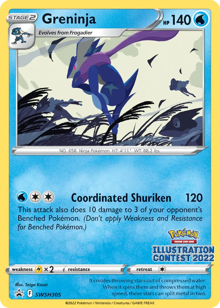 Greninja (SWSH Black Star Promos) - Pokémon in TCG Land México