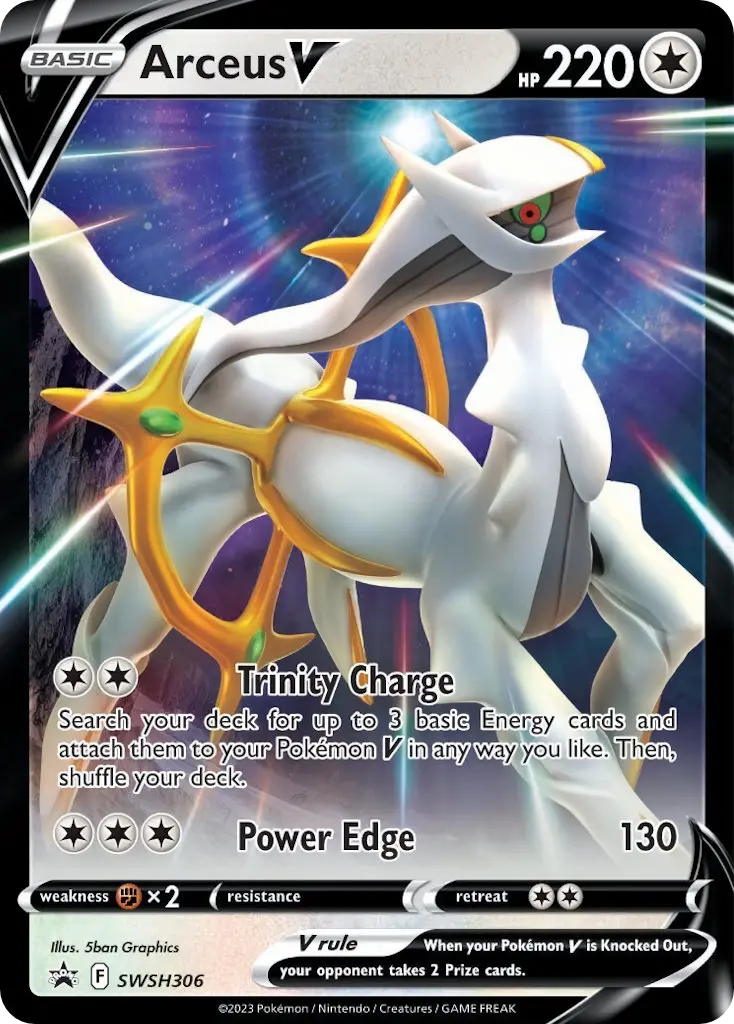 Arceus V (SWSH Black Star Promos) - Pokémon in TCG Land México