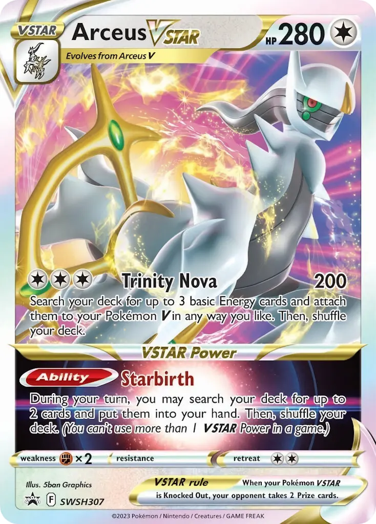 Arceus VSTAR (SWSH Black Star Promos) - Pokémon in TCG Land México