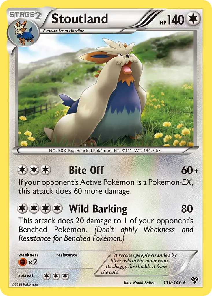 Stoutland (XY) - Pokémon in TCG Land México