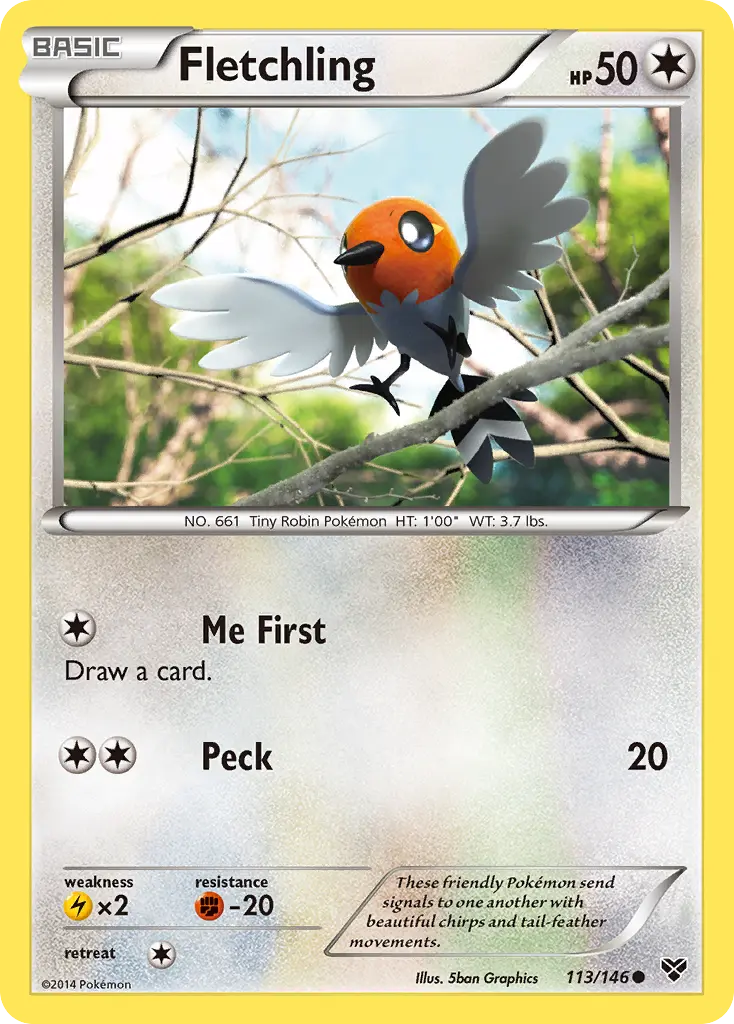 Fletchling (XY) - Pokémon in TCG Land México