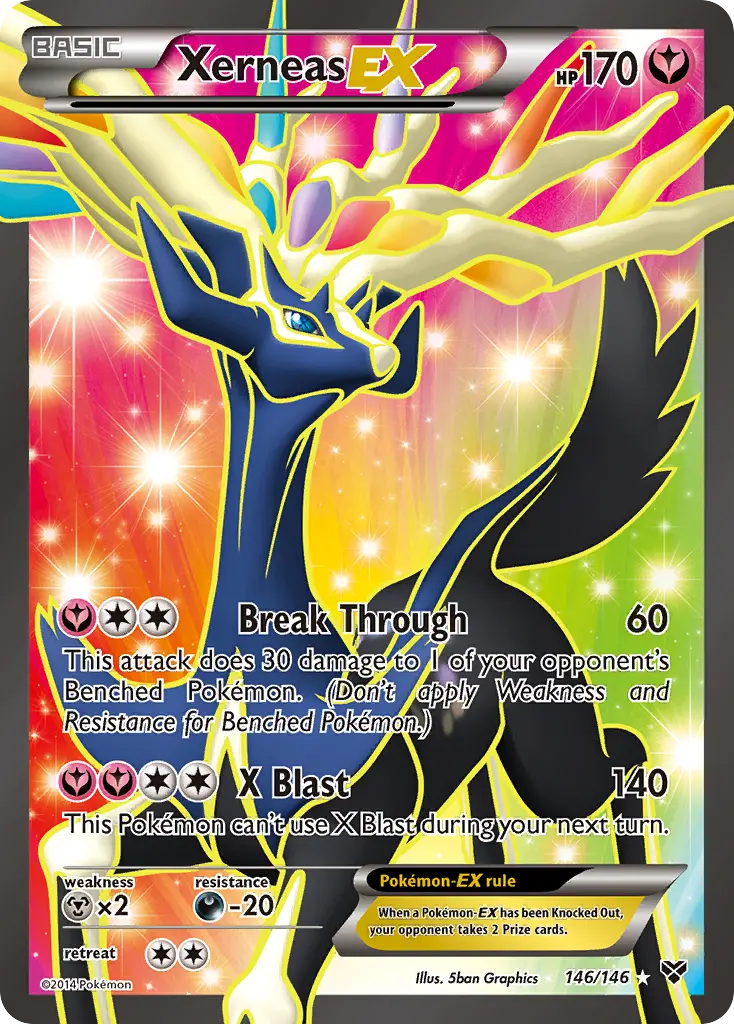 Xerneas-EX (XY) - Pokémon in TCG Land México