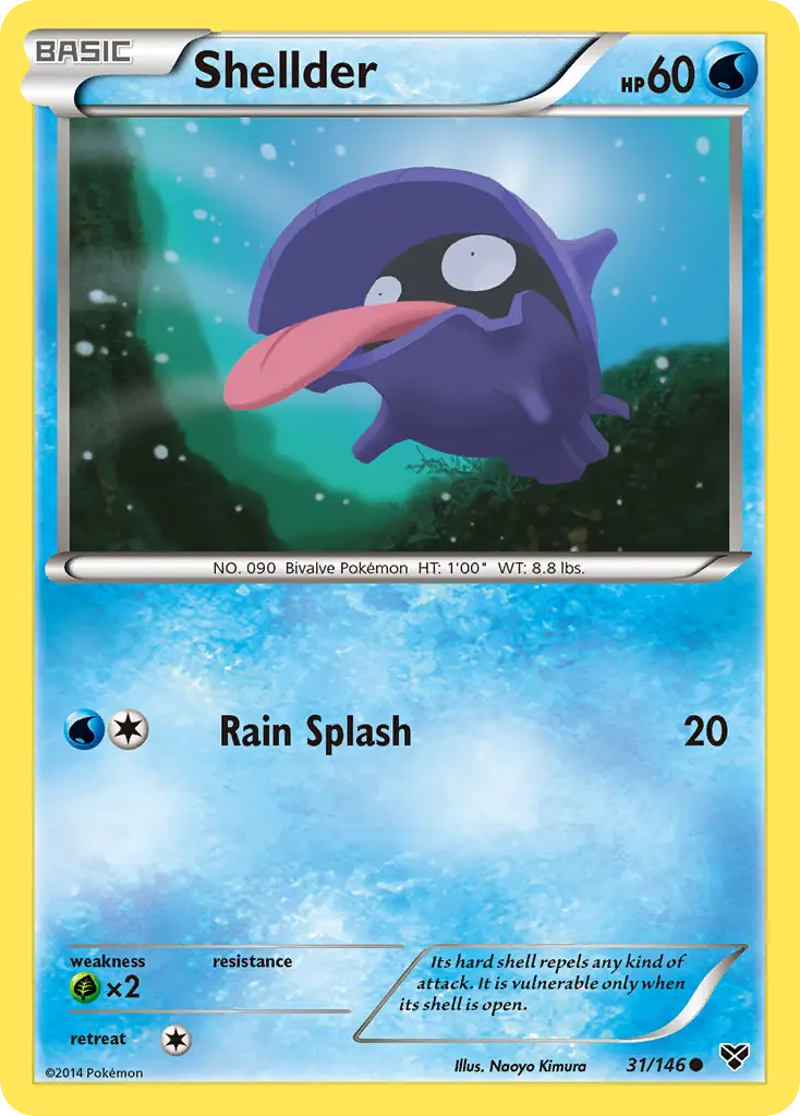 Shellder (XY) - Pokémon in TCG Land México