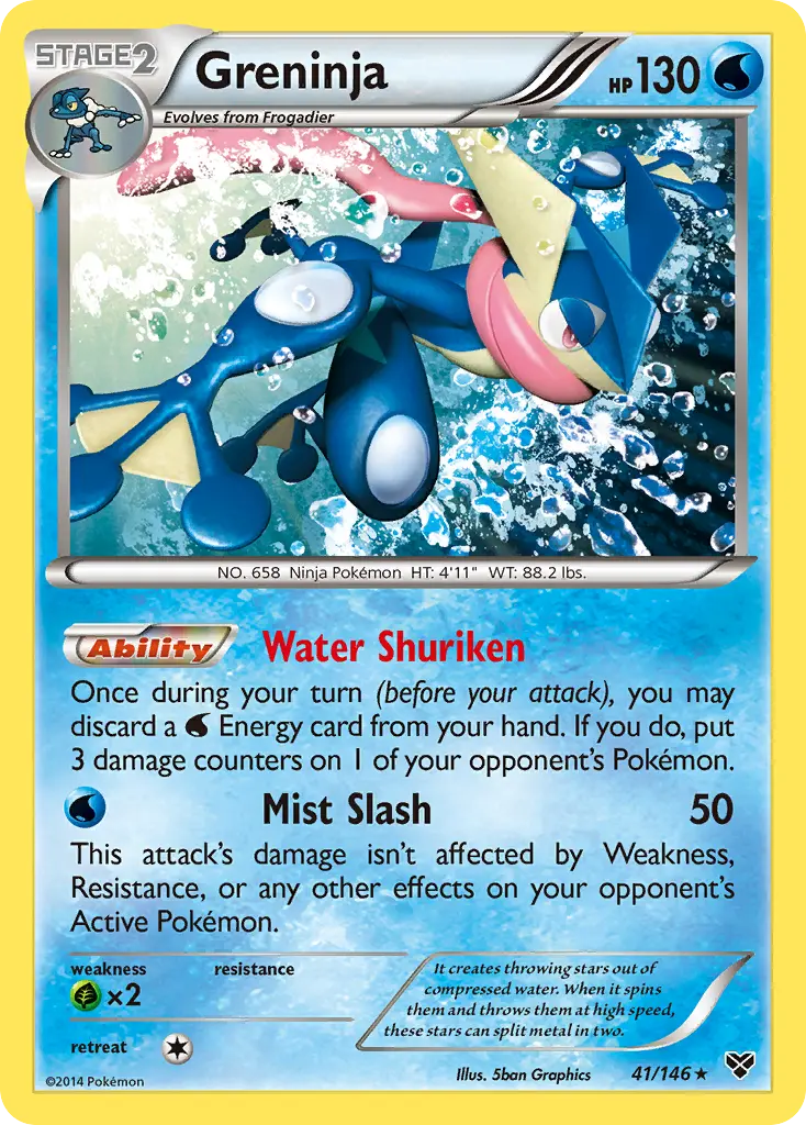 Greninja (XY) - Pokémon in TCG Land México