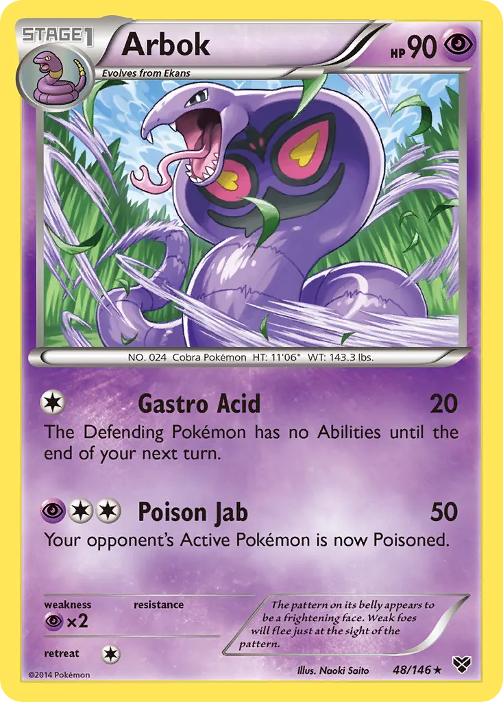 Arbok (XY) - Pokémon in TCG Land