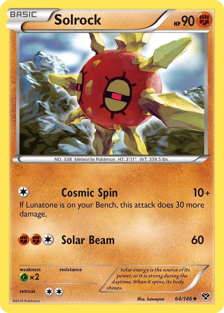 Solrock (XY) - Pokémon in TCG Land