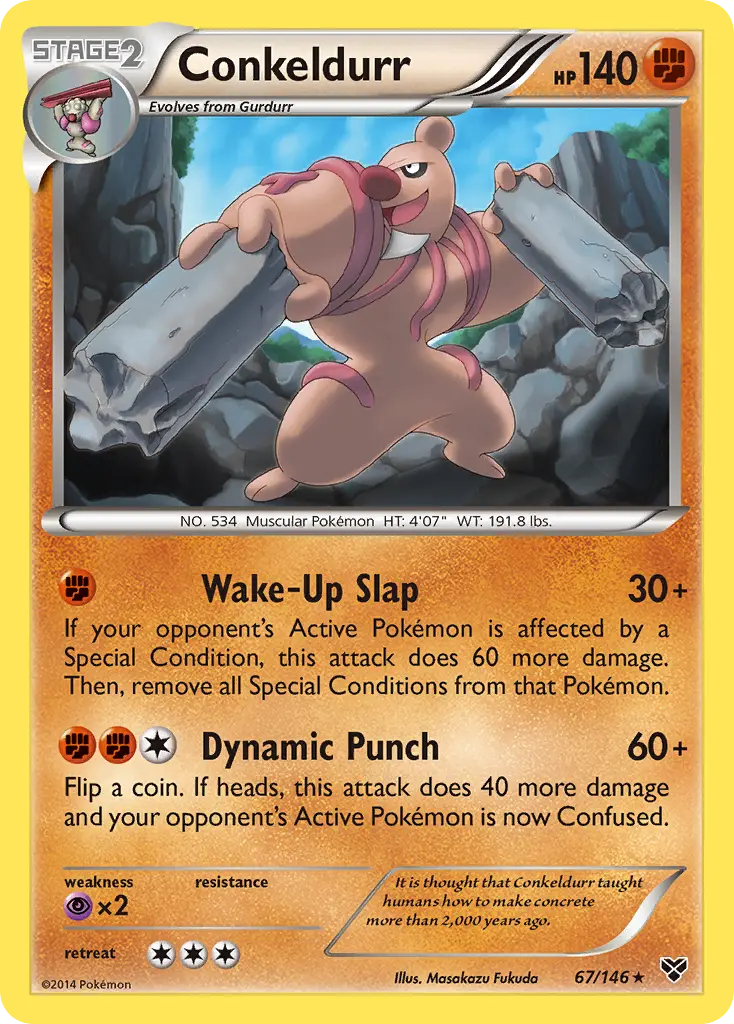 Conkeldurr (XY) - Pokémon in TCG Land México