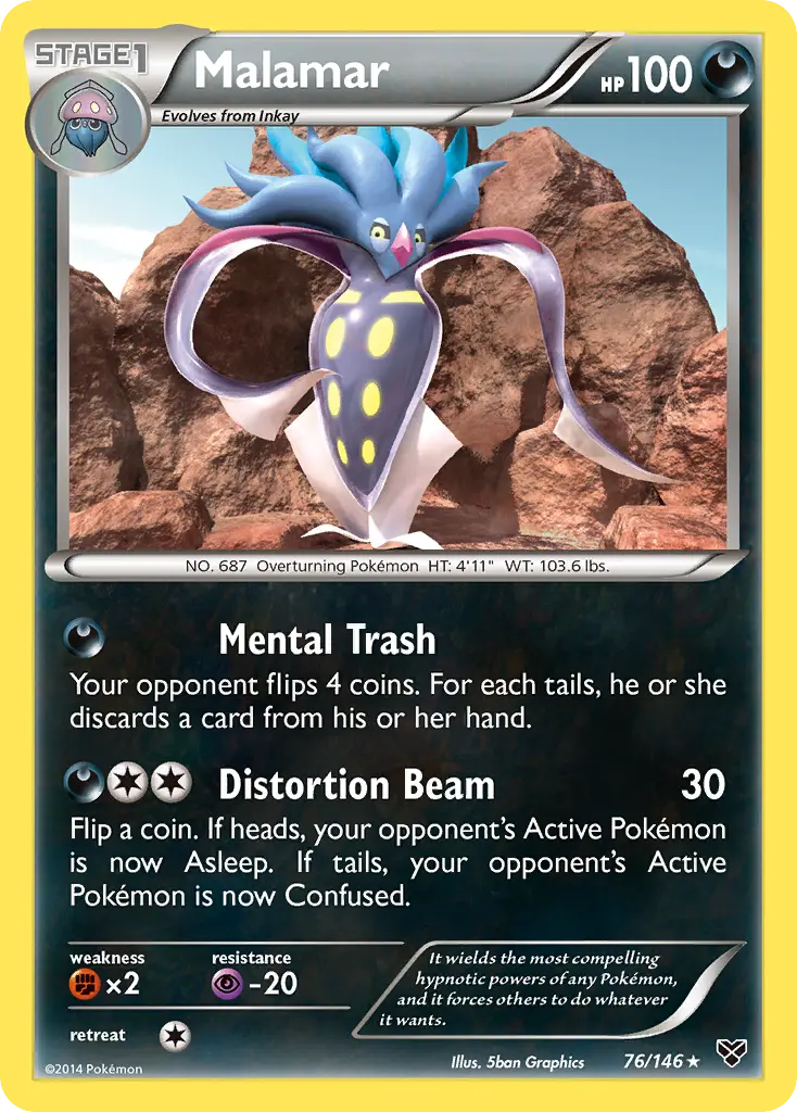 Malamar (XY) - Pokémon in TCG Land México