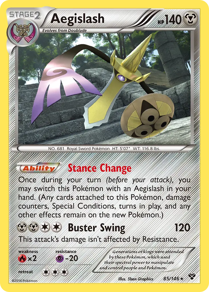 Aegislash (XY) - Pokémon in TCG Land México