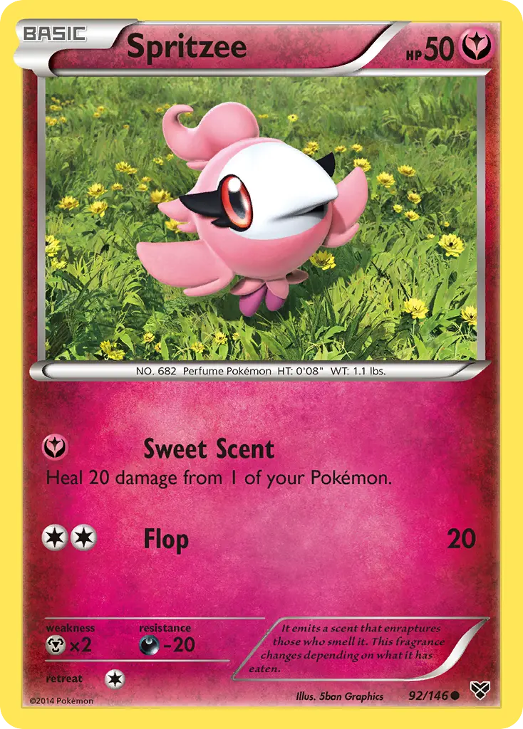 Spritzee (XY) - Pokémon in TCG Land México
