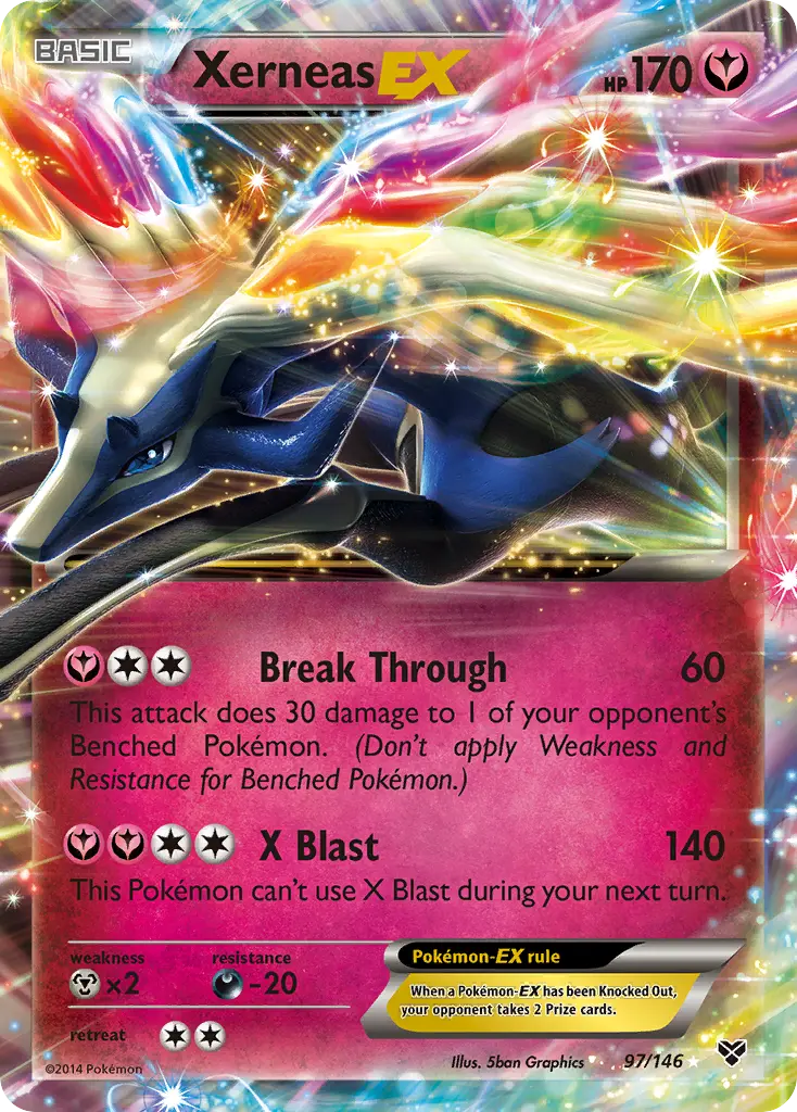 Xerneas-EX (XY) - Pokémon in TCG Land México