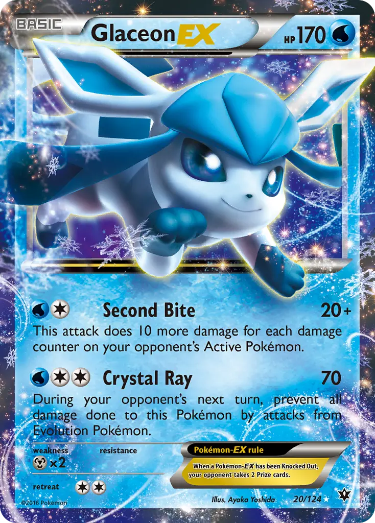 Glaceon-EX (Fates Collide) - Pokémon in TCG Land México