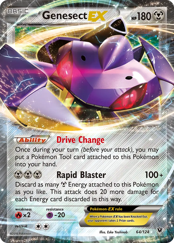Genesect-EX (Fates Collide) - Pokémon in TCG Land México