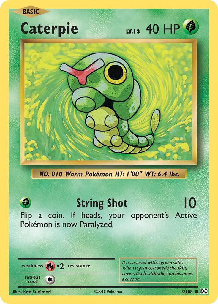 Caterpie (Evolutions) - Pokémon in TCG Land México