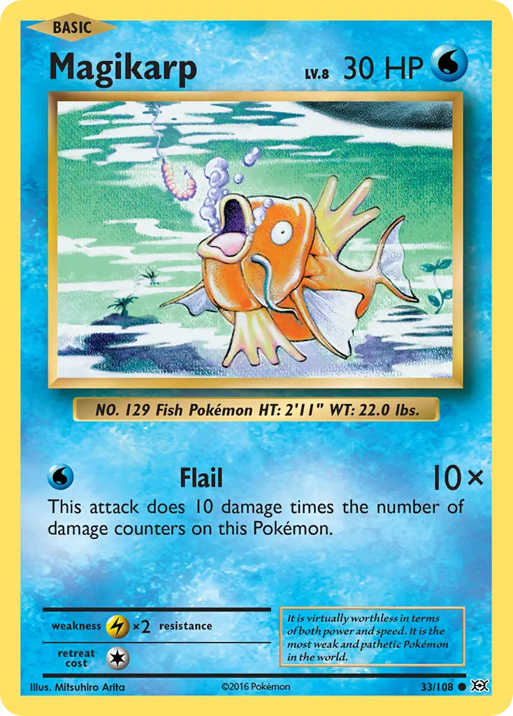 Magikarp (Evolutions) - Pokémon in TCG Land México
