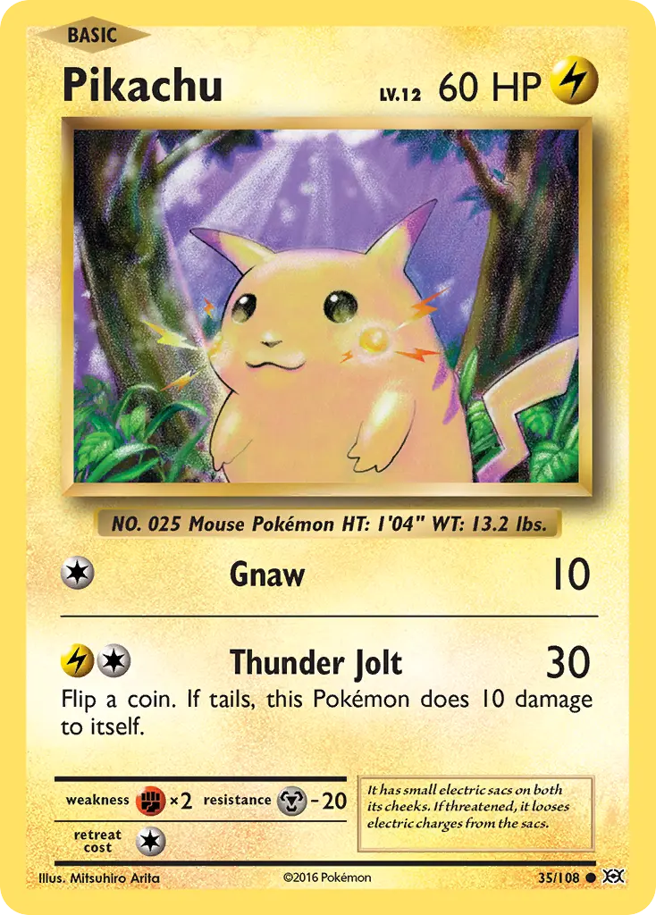 Pikachu (Evolutions) - Pokémon in TCG Land México
