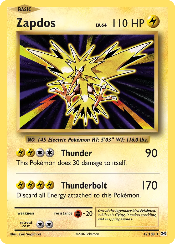 Zapdos (Evolutions) - Pokémon in TCG Land México