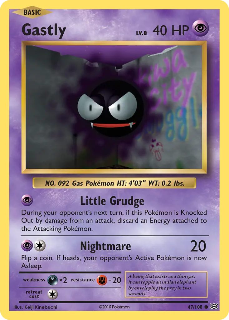 Gastly (Evolutions) - Pokémon in TCG Land México