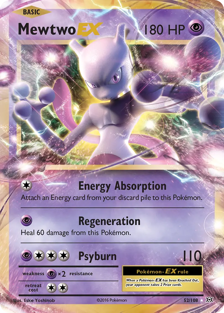 Mewtwo-EX (Evolutions) - Pokémon in TCG Land México