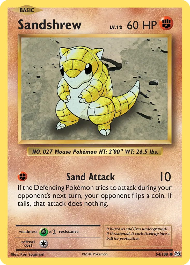 Sandshrew (Evolutions) - Pokémon in TCG Land México