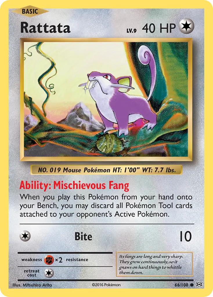 Rattata (Evolutions) - Pokémon in TCG Land México